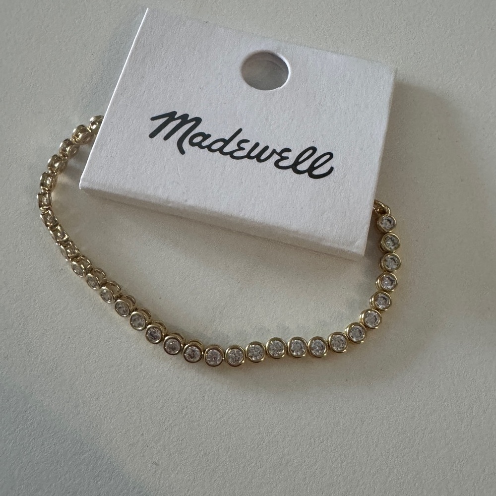 Madewell Tennis Collection Bezel Set Crystal